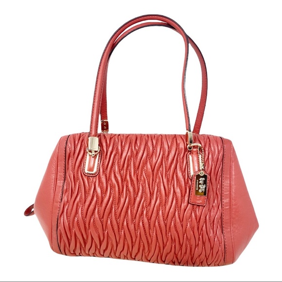 Coach Handbags - Coach Madison gathered twist Madeline shoulderbag